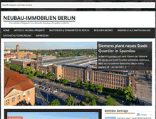 Tablet Screenshot of neubau-berlin.de